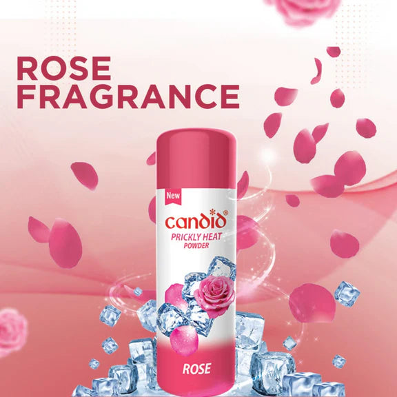 Candid Prickly Heat Powder With Rose - 120 gm