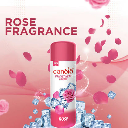 Candid Prickly Heat Powder With Rose - 120 gm
