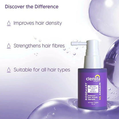 Clensta Rosemary Redensyl Hair Growth Serum - 30 ml