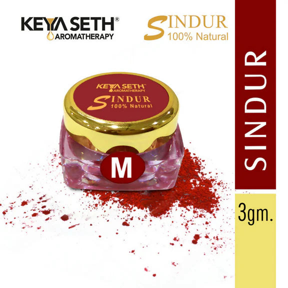 Keya Seth Aromatherapy 100% Natural Maroon Sindoor Powder - 3 gm