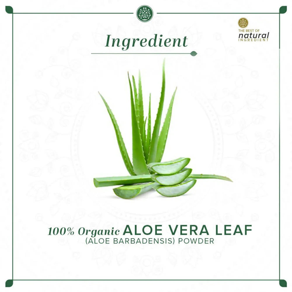 Khadi Natural Organic Aloe Vera Leaf Powder - 100 gm