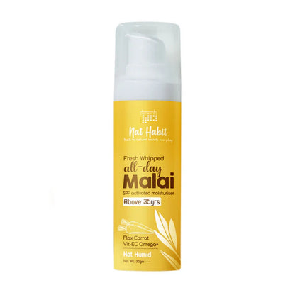 Nat Habit Flax Carrot Light Moisturizer - 30 gm