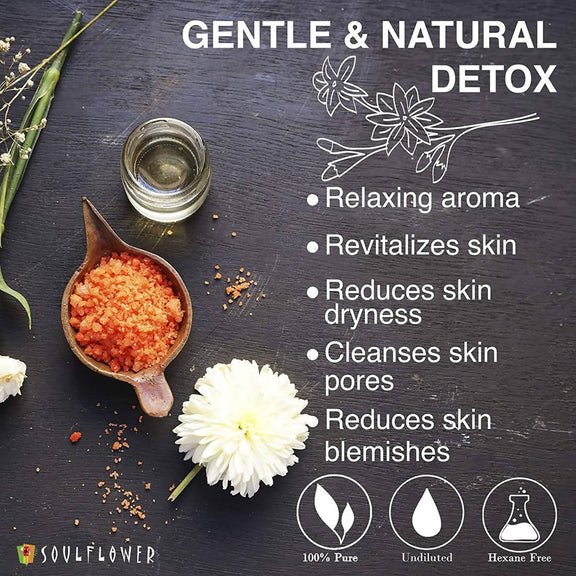 Soulflower Aromatherapy Essential Oil Jasmine Bath Salt - 500 gm
