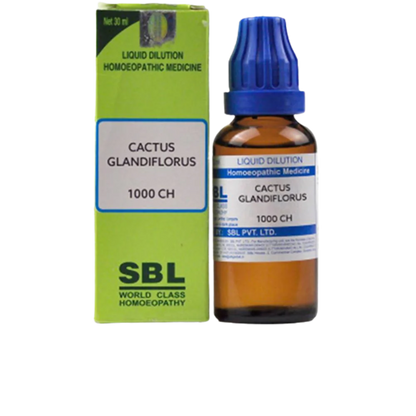 SBL Homeopathy Cactus Grandiflorus Dilution -3 CH