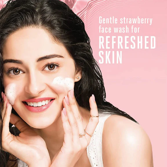 Lakme Blush & Glow Strawberry Freshness Gel Face Wash - 150 gm