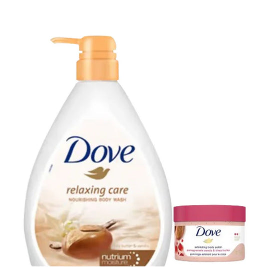 Dove Bestselling Scrub And Body Wash Combo - combo