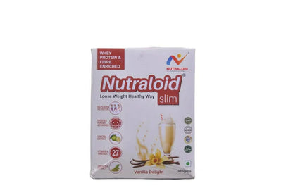 Nutraloid Slim Weight Loss Protein Powder (Vanilla Delight) - 385 gm