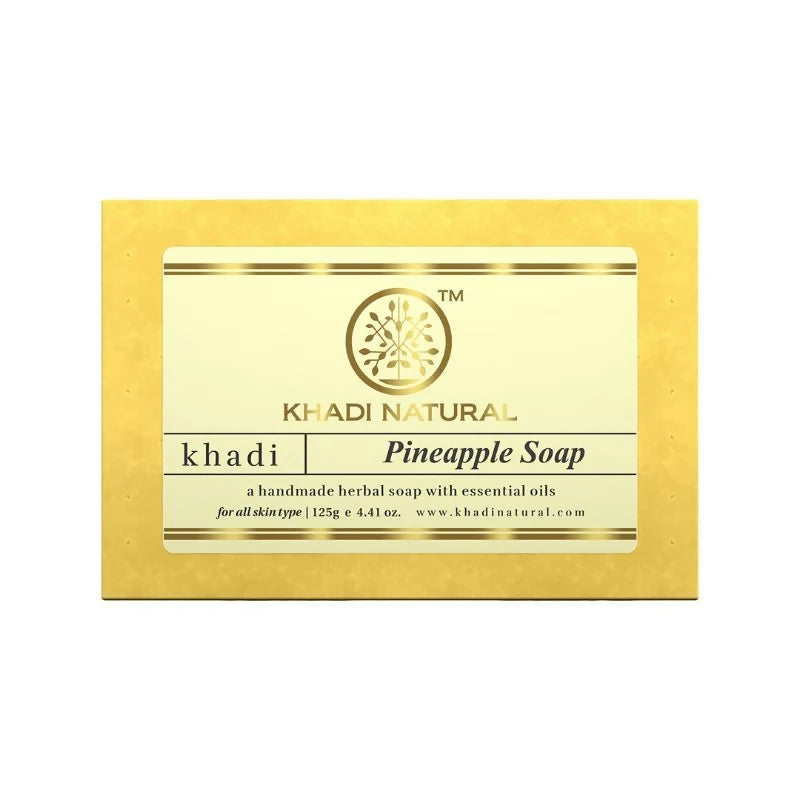 Khadi Natural Pineapple Handmade Soap - 125 gm