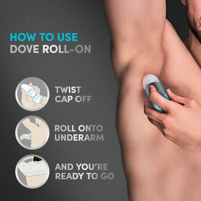 Dove Men + Care Clean Comfort Anti - Perspirant Roll - On - 50 ml