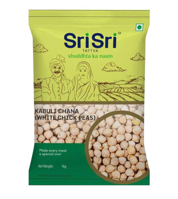 Sri Sri Tattva Kabuli Chana (White Chick Peas) - 1 kg