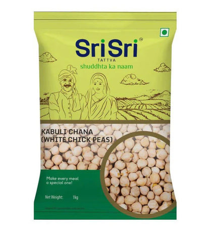 Sri Sri Tattva Kabuli Chana (White Chick Peas) - 1 kg