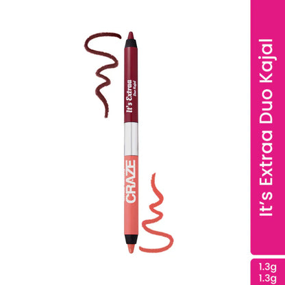 Swiss Beauty Craze It'S Extraa Duo Kajal - 4 - Gossip Girl - 1.3 gm