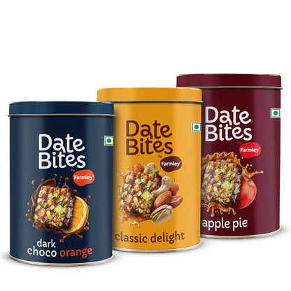 Farmley Date bites- All Flavors - 200 gm - Pack of 3