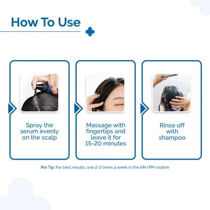 The Derma Co Triple Actives Anti-Dandruff Scalp Serum - 50 ml