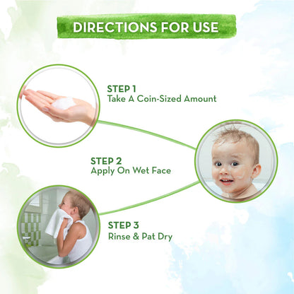 Mamaearth Foaming Baby Face Wash For Deeply Cleanses, Soothes Skin & Tear-Free Formula