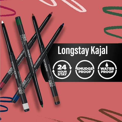 Faces Canada Magneteyes Color Kajal-White Serenity - 0.03 gm