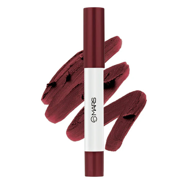 MARS Cosmetics Cloud Kiss Soft - Matte Lip Crayon - 10 Plum Breeze - 1.8 gm