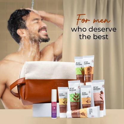 Just Herbs Self Care Face & Body Skincare Essentials Kit Combo - combo