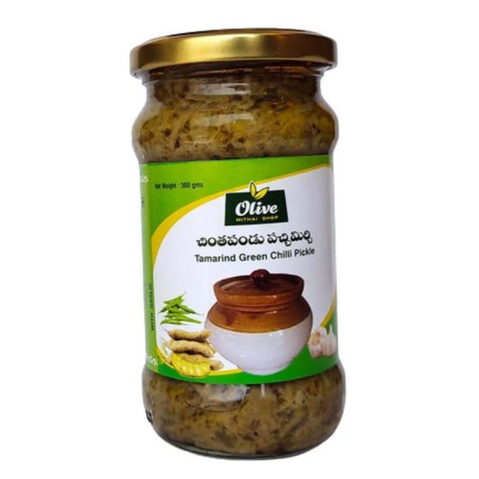Olive Mithai Chintakaya Greenchilli Pickle -250 gm