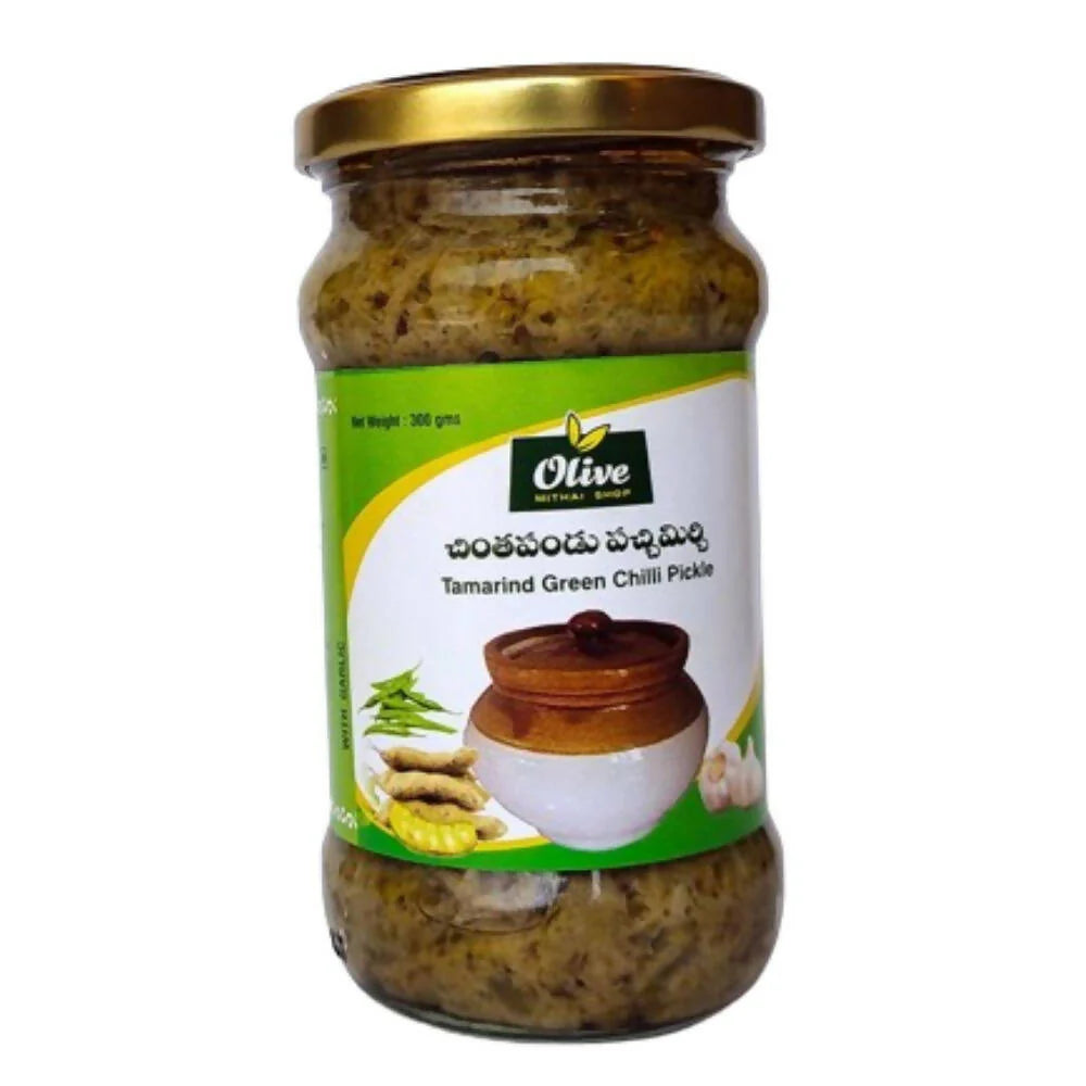 Olive Mithai Chintakaya Greenchilli Pickle -250 gm