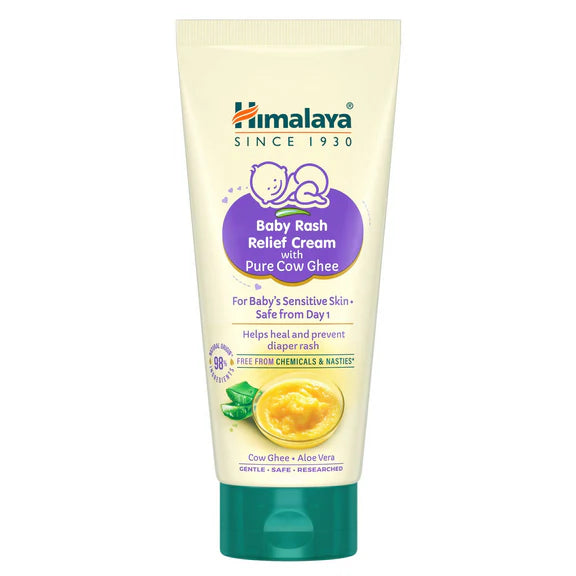 Himalaya Herbals Baby Rash Relief Cream with Pure Cow Ghee - 50 gm