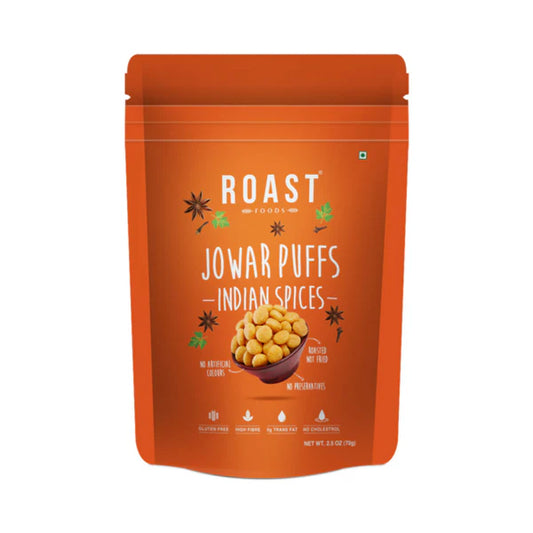 Roast Foods Jowar Puff Indian Spices - 70 gm