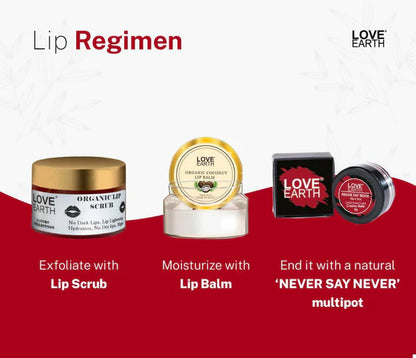 Love Earth Lip Tint & Cheek Tint Multipot - Never Say Never - 8 gm