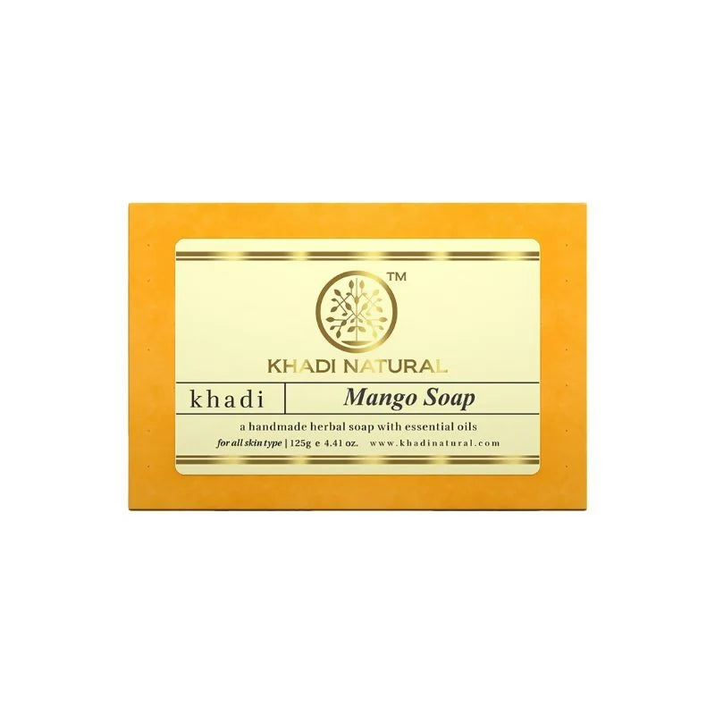 Khadi Natural Mango Handmade Soap - 125 gm