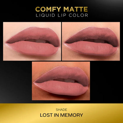 Faces Canada Comfy Matte Liquid Lipstick - Lost In Memory 24 - 3.8 ml