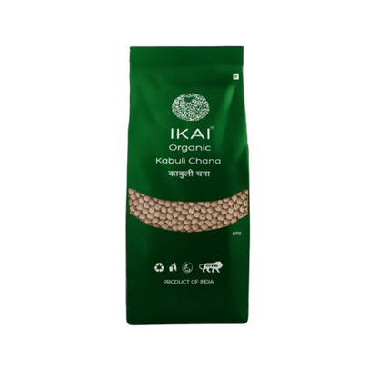 IKAI Organic Kabuli Chana (White Chickpea) - 500 gm