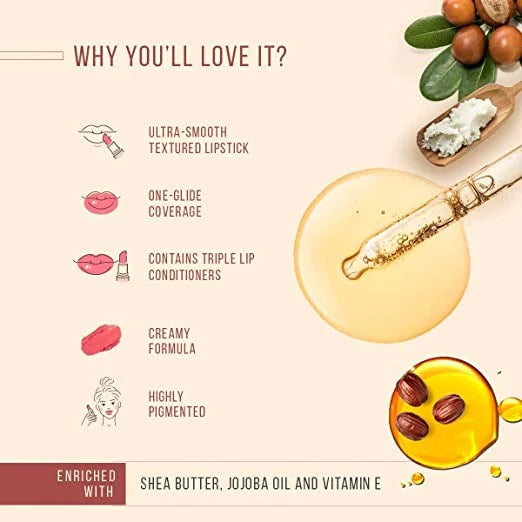 Lotus Make-Up Ecostay Butter Matte Lip Color - Nutty Brown