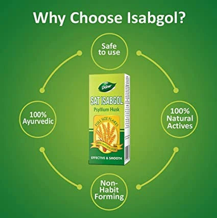 Dabur Sat Isabgol - Effective Relief from Constipation