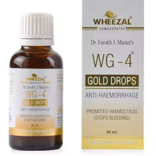 Wheezal Homeopathy WG-4 Gold Drops