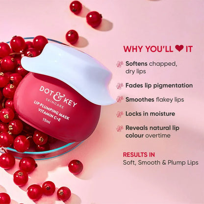 Dot & Key Lip Plumping Sleeping Mask - 15 ml