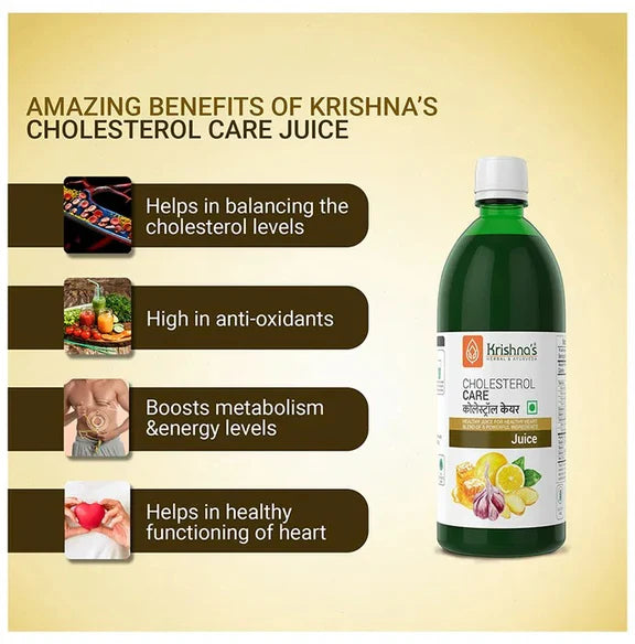 Krishna's Herbal & Ayurveda Cholesterol Care Juice - 500 ml