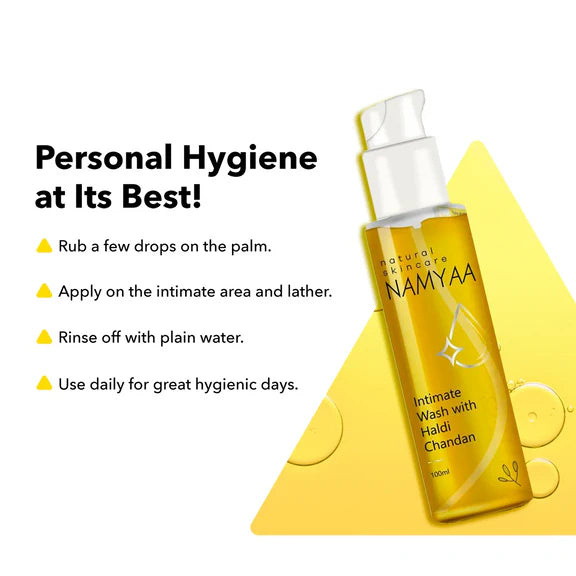 Namyaa Haldi Chandan Intimate Hygiene Wash - 100 ml