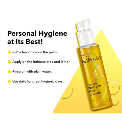 Namyaa Haldi Chandan Intimate Hygiene Wash - 100 ml