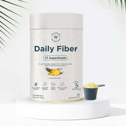 Wellbeing Nutrition Daily Fiber Powder-Pina Colada Flavor