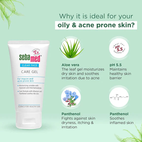 Sebamed Clear Face Care Gel - 50 ml