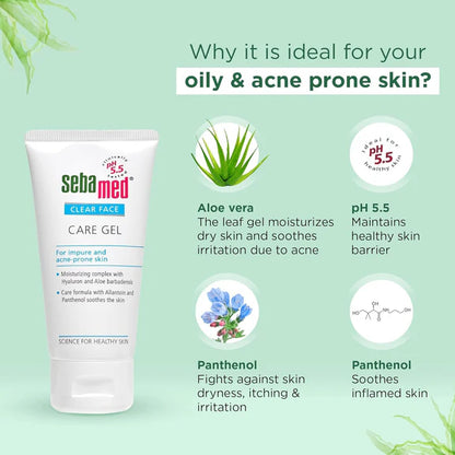Sebamed Clear Face Care Gel - 50 ml