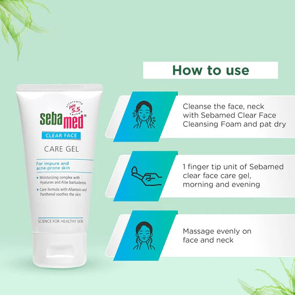 Sebamed Clear Face Care Gel - 50 ml