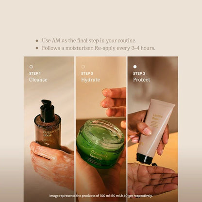 82??E By Deepika Padukone Licorice Beam SPF 40 PA+++ Sunscreen Gel With Licorice and Ceramides, UVA/UBA