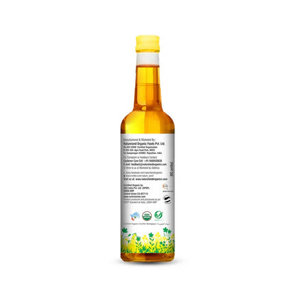 Nature Land Organics Mustard Oil Wood Cold Pressed - 1 L