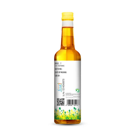 Nature Land Organics Mustard Oil Wood Cold Pressed - 1 L