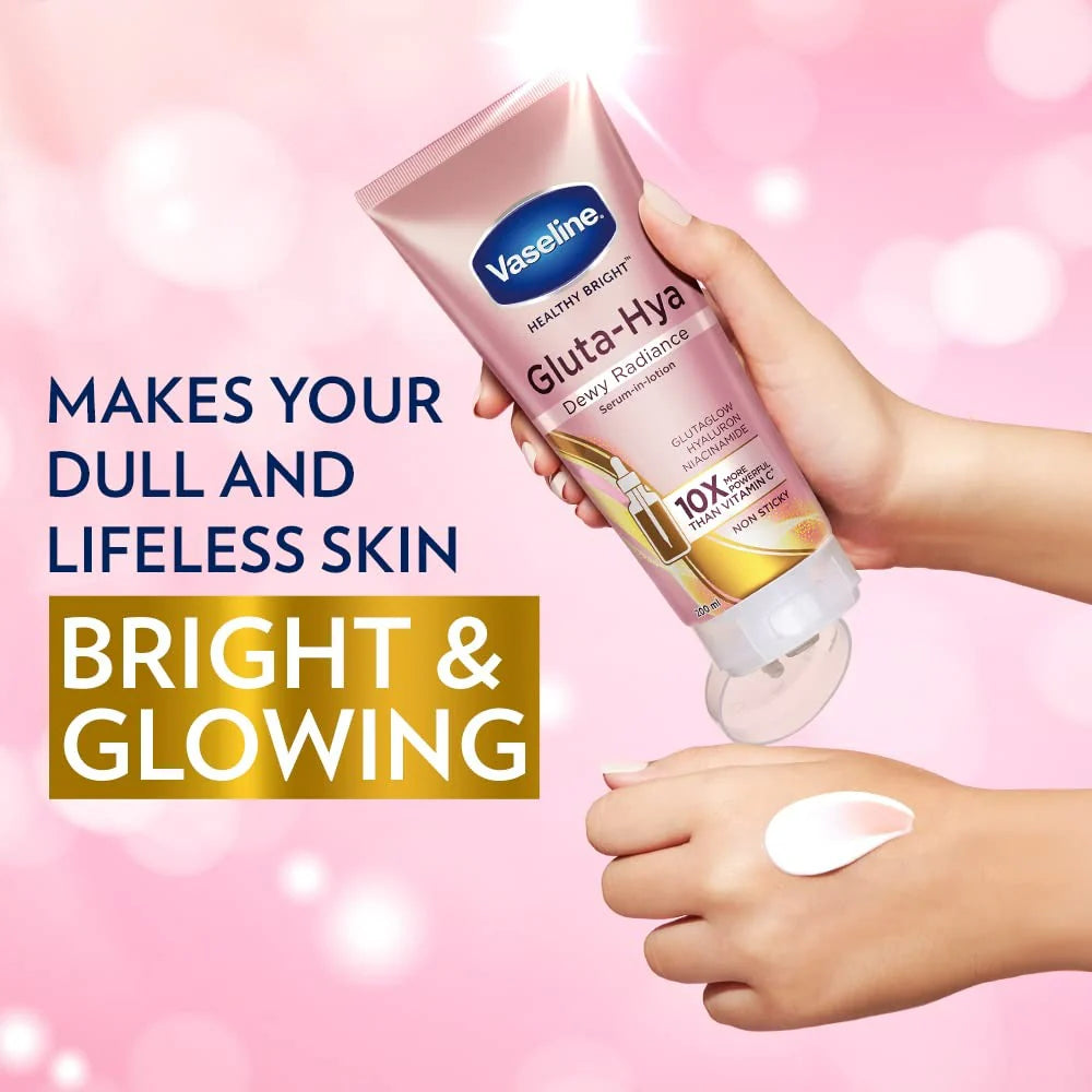 Vaseline Gluta Hya Serum-in-Lotion - Dewy Radiance & Flawless Glow Combo