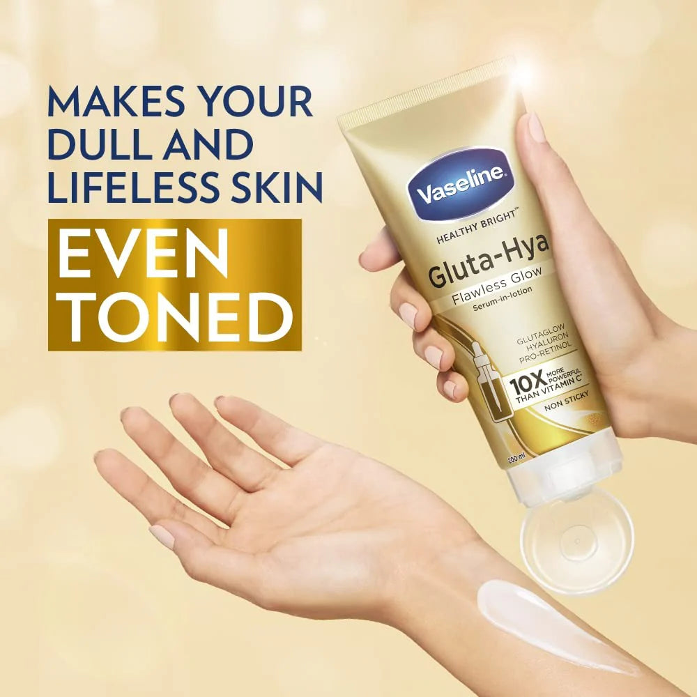 Vaseline Gluta Hya Serum-in-Lotion - Dewy Radiance & Flawless Glow Combo