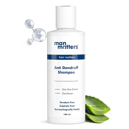Man Matters 2% Ketoconazole Anti Dandruff Shampoo, Cruelty Free, Vegan, No Side Effects - 100 ml - Pack of 1