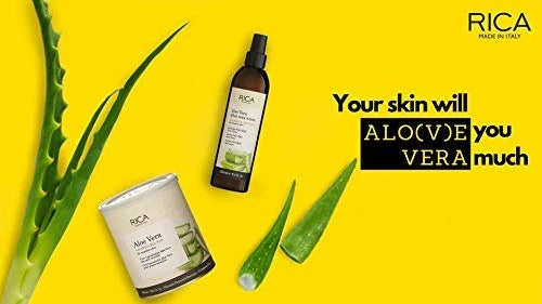 Rica Aloe Vera Liposoluable Hair Removal Wax Cream for Arms, Chest, Legs, Back, and Full Body - 800 ml