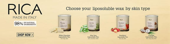 Rica Aloe Vera Liposoluable Hair Removal Wax Cream for Arms, Chest, Legs, Back, and Full Body - 800 ml