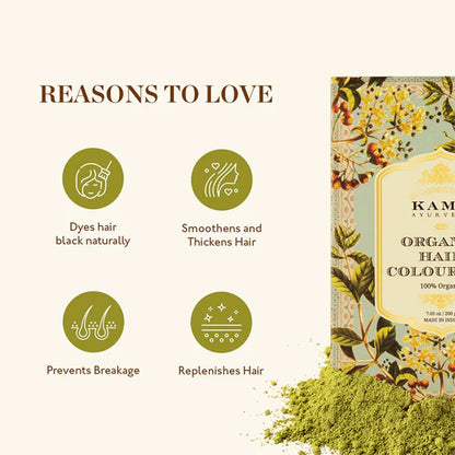 Kama Ayurveda Organic Hair Color Kit - Kit
